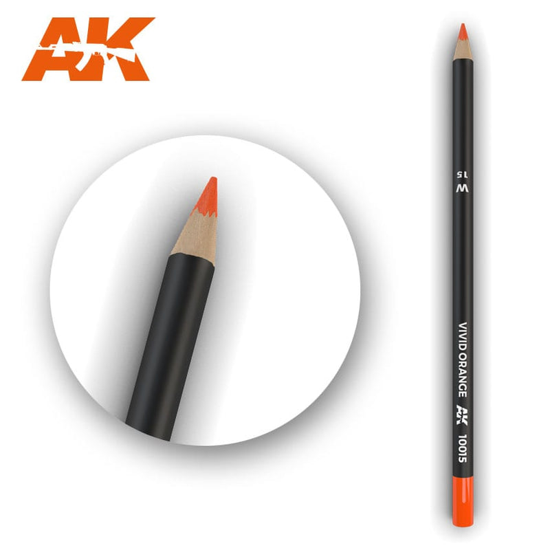 AK Interactive: Weathering Pencil - Vivid Orange