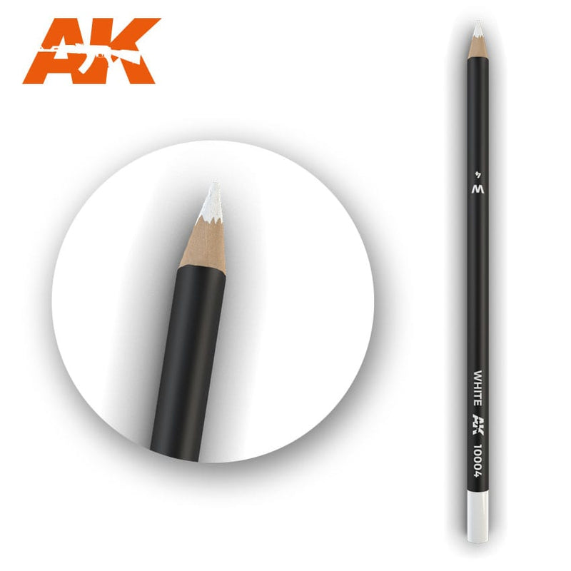 AK Interactive: Weathering Pencil - White Model Paints AK INTERACTIVE