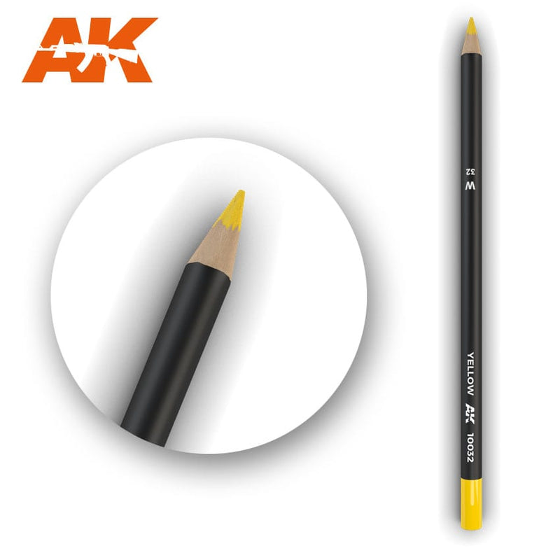 AK Interactive: Weathering Pencil - Yellow Model Paints AK INTERACTIVE