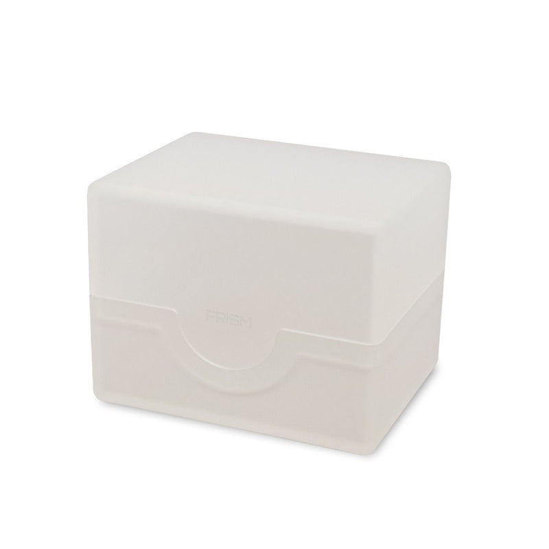 BCW Prism Deck Case: Pale Moon White Deck Boxes & Storage BCW