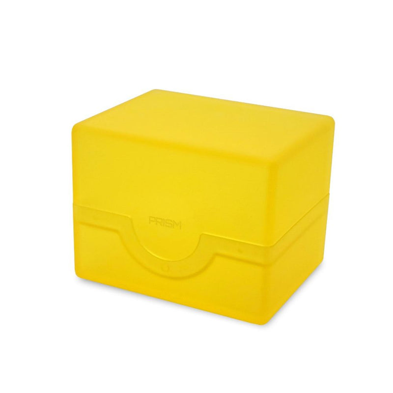 BCW Prism Deck Case: Xanthic Yellow Deck Boxes & Storage BCW
