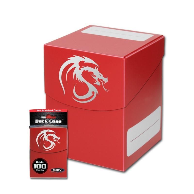 Deck Case - Large - Red (BCW) Deck Boxes & Storage BCW