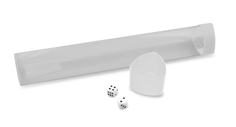 BCW: Playmat Tube w/Dice Cap - White Dice & Gaming Accessories BCW