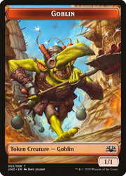 Goblin // Giant Teddy Bear Double-Sided Token [Tokens] Unsanctioned Tokens MTG Single Magic: The Gathering