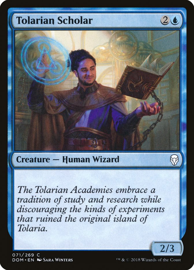 Tolarian Scholar [Dominaria] MTG Single Magic: The Gathering   