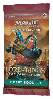 MTG The Lord of the Rings: Tales of Middle-earth Draft Booster Pack MTG Sealed Magic: The Gathering   