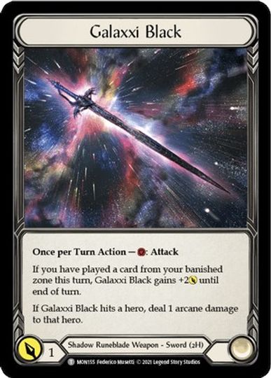 Boltyn // Galaxxi Black [MON030 // MON155] Unlimited Normal Flesh And Blood Single Flesh And Blood   