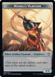 Mishra's Warform // Inkling Double-Sided Token [Tokens] The Brothers' War Commander Tokens MTG Single Magic: The Gathering