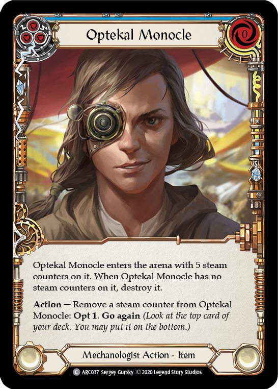 Optekal Monocle [ARC037] Unlimited Edition Normal Flesh And Blood Single Flesh And Blood   