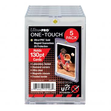 Ultra Pro: One-Touch 5 Pack Magnetic Holder 130pt Cards Card Holders & Protectors Ultra Pro