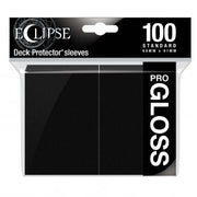 Ultra Pro: Eclipse Pro-Gloss Sleeves - Jet Black 100Ct Card Sleeves Ultra Pro