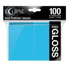 Ultra Pro: Eclipse Pro-Gloss Sleeves - Sky Blue 100Ct Card Sleeves Ultra Pro