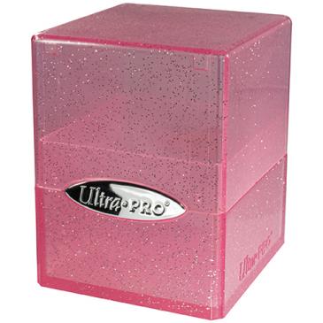 Ultra Pro - Glitter Pink Satin Cube Deck Boxes & Storage Ultra Pro