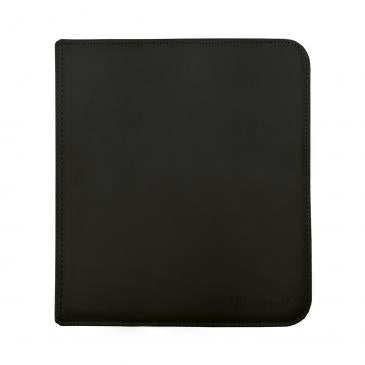 Vivid 12-Pocket Zippered PRO-Binder: Black Binders & Pages Ultra Pro