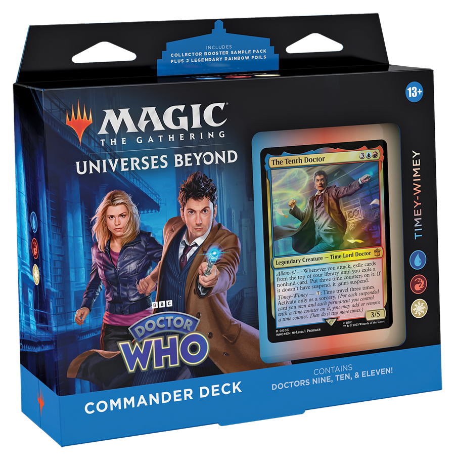 MTG Doctor Who Commander Deck - Timey-Wimey MTG Sealed Magic: The Gathering   