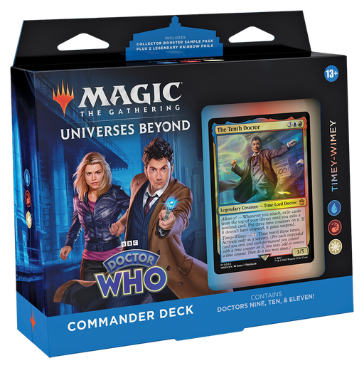 MTG Doctor Who Commander Deck - Timey-Wimey MTG Sealed Magic: The Gathering   
