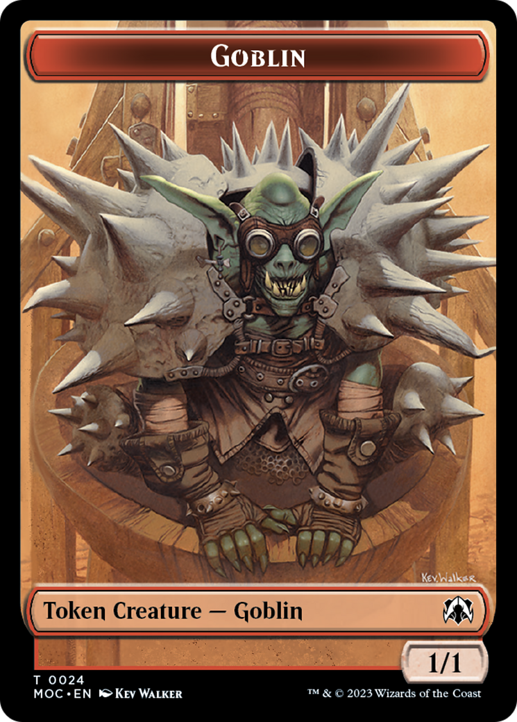 Goblin // Eldrazi Double-Sided Token [Tokens] March of the Machine Commander Tokens MTG Single Magic: The Gathering