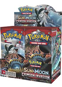 Pokémon TCG Sun & Moon Crimson Invasion Booster Box  The Pokémon Company Pokémon Sealed Taps Games Edmonton Alberta