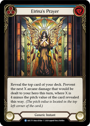 Eirina's Prayer (Blue) [ARC175] Unlimited Edition Rainbow Foil Flesh And Blood Single Flesh And Blood   