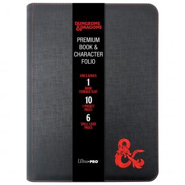 Ultra Pro: Premium Zippered Book & Character 10-Pocket Folio Dungeons & Dragons Tabletop RPGs Ultra Pro