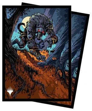 Innistrad Midnight Hunt Sleeves 100Ct: Moonrage Brute Card Sleeves Ultra Pro
