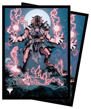 Innistrad Midnight Hunt Sleeves 100Ct: Storm-Charged Slasher Card Sleeves Ultra Pro