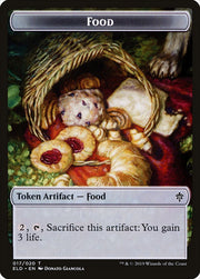 Rat // Food (17) Double-Sided Token [Tokens] Throne of Eldraine Tokens MTG Single Magic: The Gathering