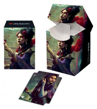 Innistrad Crimson Vow 100+ Deck Box: Henrika, Infernal Seer Deck Boxes & Storage Ultra Pro
