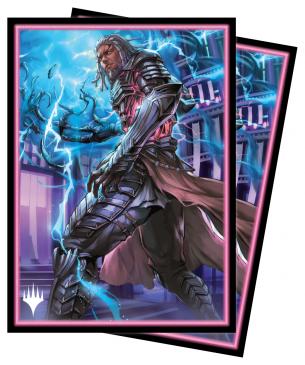 Kamigawa Neon Dynasty 100ct Sleeves V5 Tezzeret, Betrayer of Flesh Card Sleeves Ultra Pro