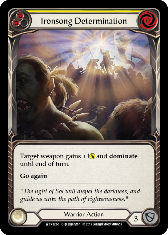 Ironsong Determination [WTR122-S] Alpha Print Normal Flesh And Blood Single Flesh And Blood   