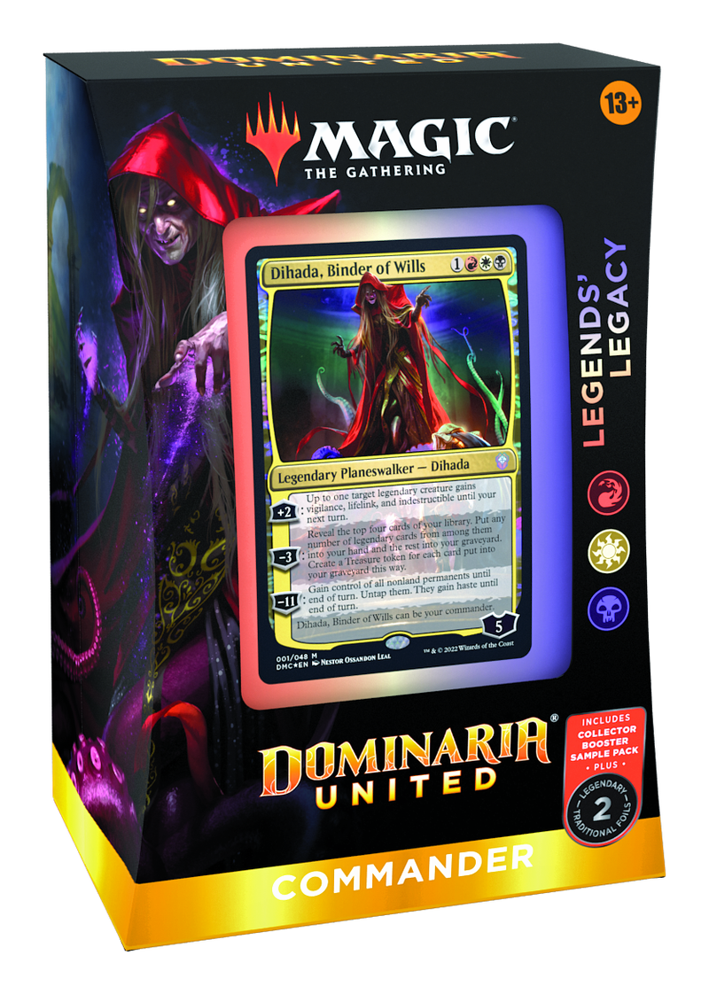 MTG Dominaria United - Commander Deck (Legends' Legacy) MTG Sealed Magic: The Gathering   