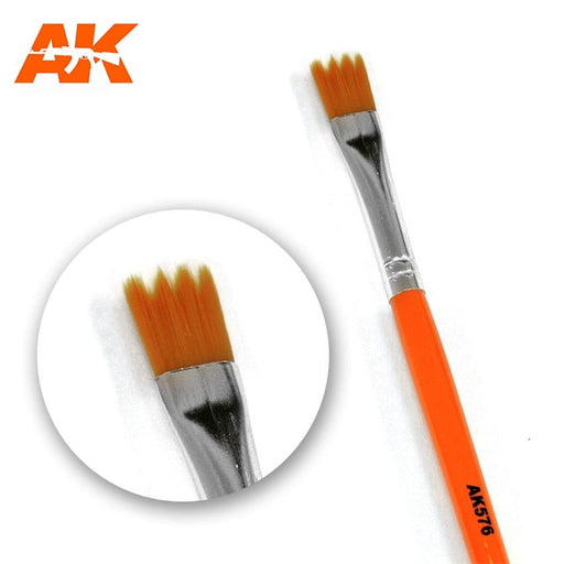 AK Interactive: Weathering Brush Saw Shape Synthetic Hobby Brushes AK INTERACTIVE