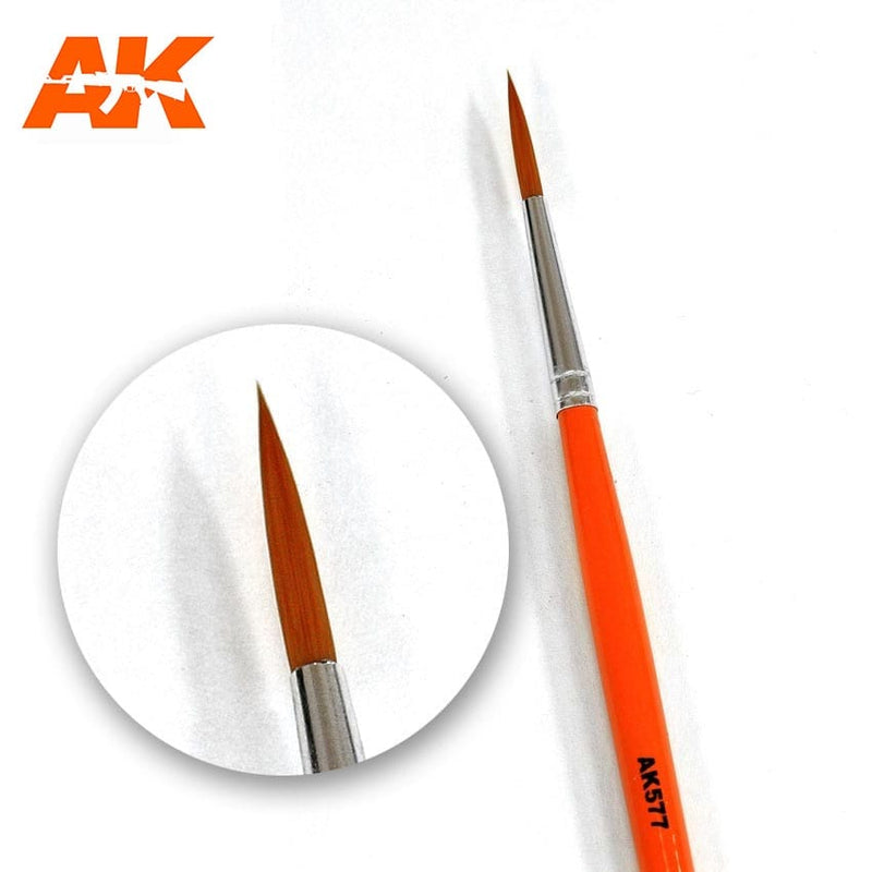 AK Interactive: Weathering Brush Fine Long Synthetic