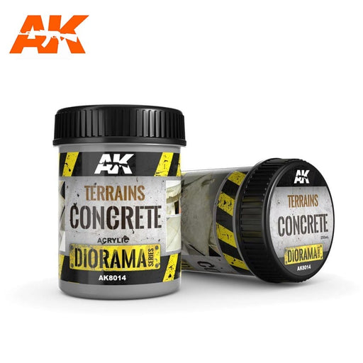 AK Interactive: Terrains Concrete - 250ml Model Paints AK INTERACTIVE