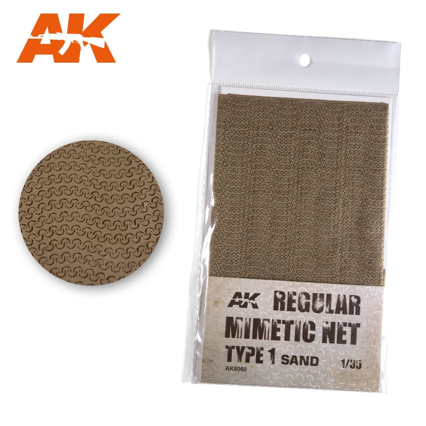 AK Interactive Regular Camouflage Net Type 1 Sand