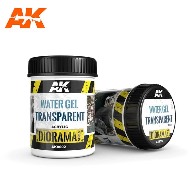 AK Interactive: Water Gel Transparent - 250ml (Acrylic) Model Paints AK INTERACTIVE