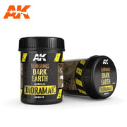 AK Interactive: Terrains Dark Earth - 250ml Basing Materials AK INTERACTIVE
