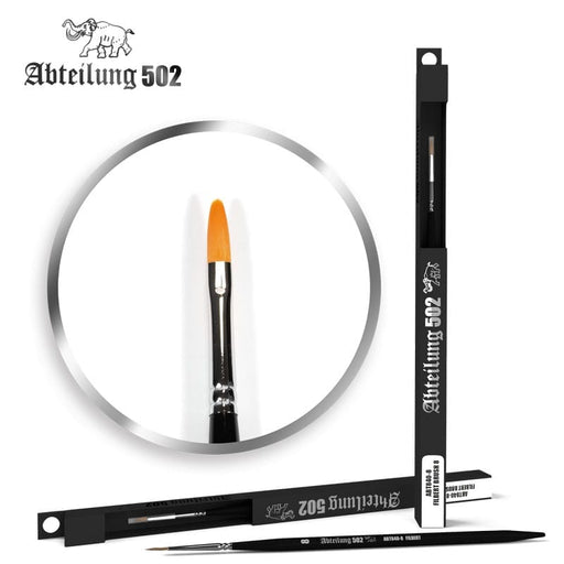 Abteilung502: Filbert Brush 8 Hobby Brushes Abteilung502