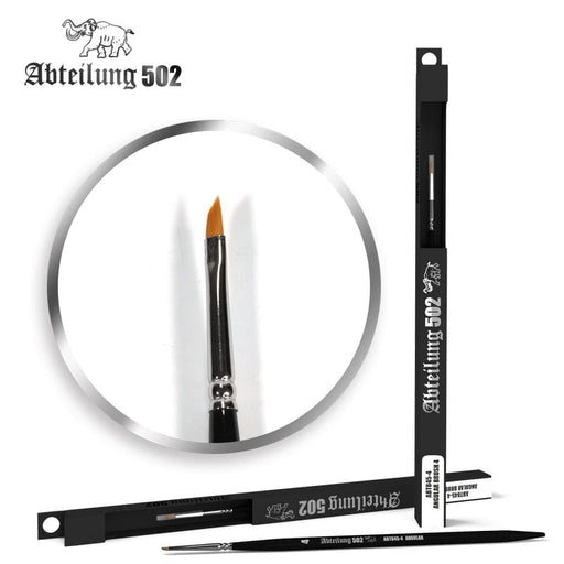 Abteilung502: Angular Brush 4 Hobby Brushes Abteilung502