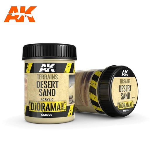AK Interactive: Terrains Desert Sand - 250ml Basing Materials AK INTERACTIVE