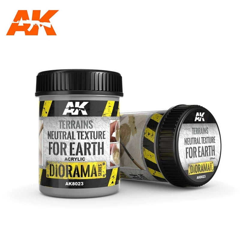 AK Interactive: Terrains Neutral Texture - 250ml Basing Materials AK INTERACTIVE