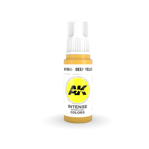 AK Interactive: 3rd Gen Acrylic Deep Yellow 17ml Model Paints AK INTERACTIVE