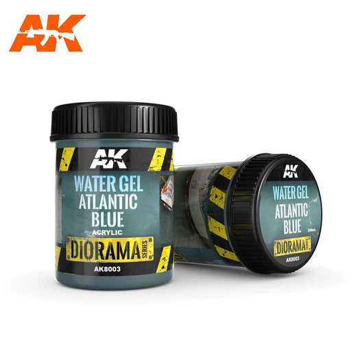 AK Interactive: Water Gel Atlantic Blue - 250ml (Acrylic) Model Paints AK INTERACTIVE