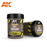 AK Interactive: Terrains Wet Ground - 250ml Model Paints AK INTERACTIVE