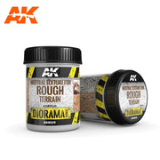 AK Interactive: Terrains Neutral Texture for Rough Terrain - 250ml Basing Materials AK INTERACTIVE