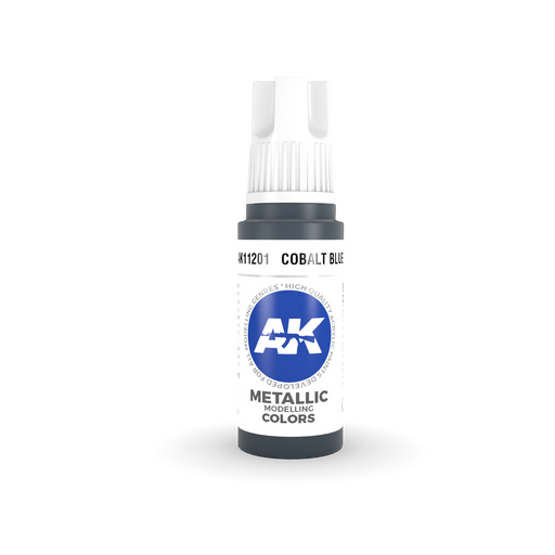 AK Interactive: 3rd Gen Acrylic Cobalt Blue 17ml Model Paints AK INTERACTIVE