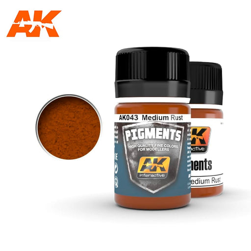 AK Interactive: Medium Rust Pigment Model Paints AK INTERACTIVE