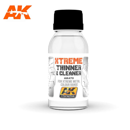 AK Interactive: Xtreme Cleaner & Thinner for Xtreme Metal Colour Range Model Paints AK INTERACTIVE