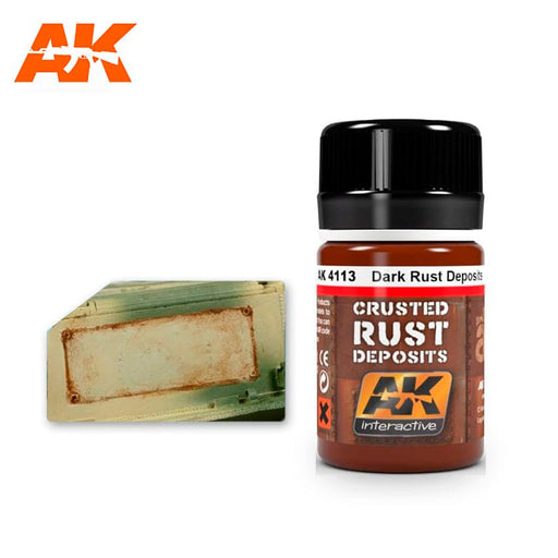 AK Interactive: Dark Rust Deposit Model Paints AK INTERACTIVE