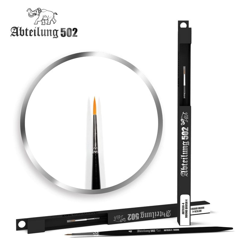 Abteilung502: Round Brush 4 Hobby Brushes Abteilung502